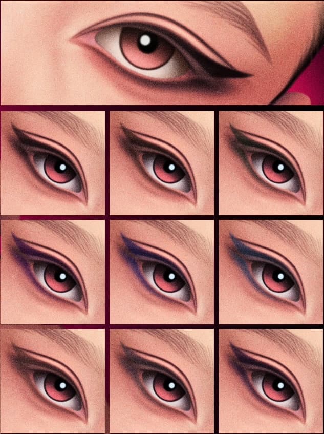 Галерея мода Подводка для глаз Evelyn Winged Liner #1